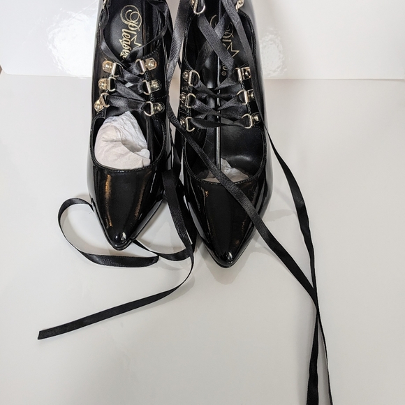 Pleaser Lace Top Shoes - Picture 7 of 15